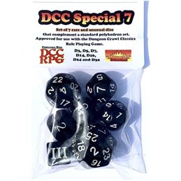 DCC Special Dice Set Black (7)