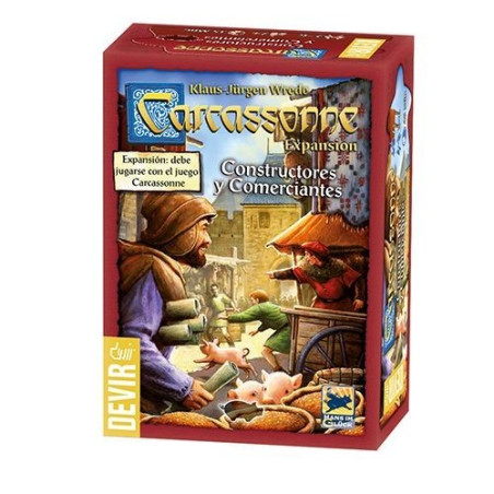 Carcassonne: Constructores y comerciantes