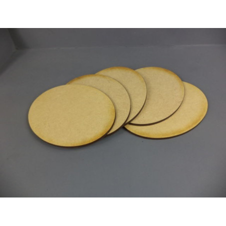 5x 120mm x 95mm Oval Bases