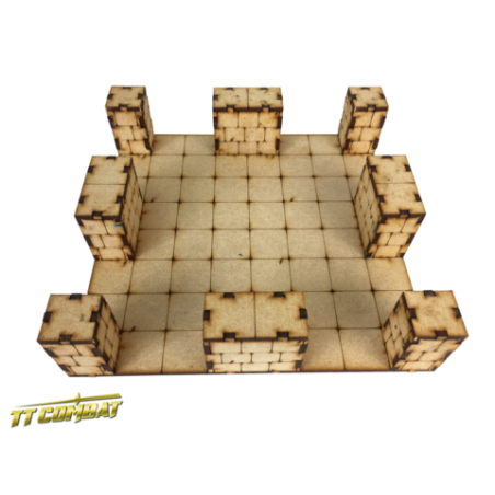 Dungeon Large Crossroad Section