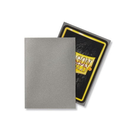 Matte Silver (100 Sleeves) - Dragon Shield Standard Sleeves