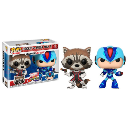 Funko POP! Games Marvel vs. Capcom Infinite - Rocket vs MegaMan X 2-PACK