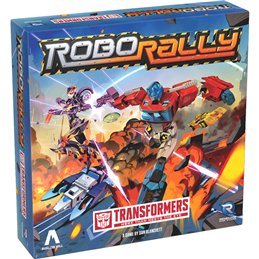 ROBO RALLY TRANSFORMERS ENGLISH - CAJA GOLPEADA