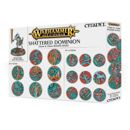 Peanas redondas Shattered Dominion 25 y 32 mm