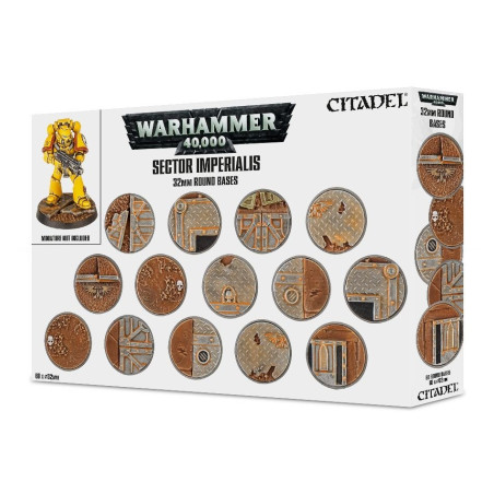 Sector Imperialis: peanas redondas de 32mm