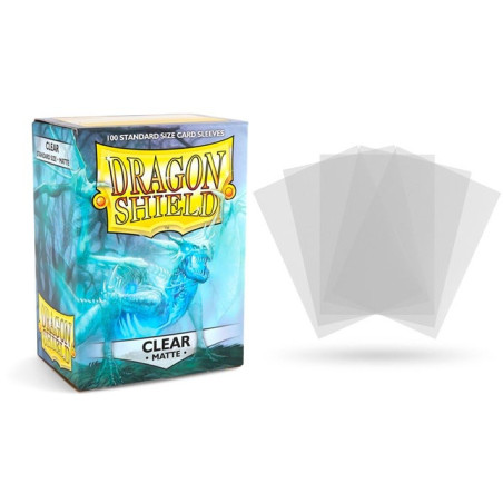 Matte Clear (100 Sleeves) - Dragon Shield Standard Sleeves