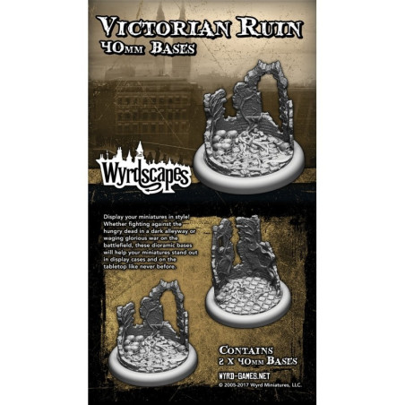 Wyrdscapes Victorian 40mm Bases - 2 Pack